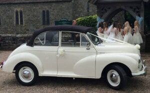 Morris Minor Wedding Car