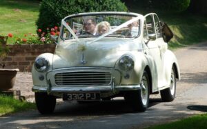 Morris Minor Wedding Car