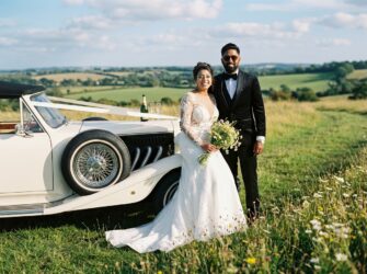Timeless frames: creative ways to feature your classic wedding car in your photo shoot